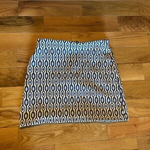 EVIL EYE - Divided Blue Mini Skirt